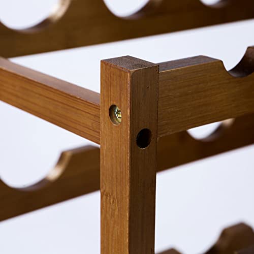Soporte para botellas de vino FENOKD de madera de nogal miniatura 3