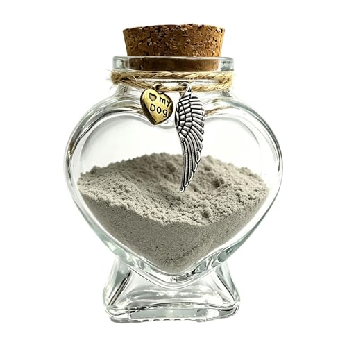 Garrafa memorial para pelos de animais de estimação - Preservação de memória elegante, suporte de pelo de cachorro para garrafa memorial para animais de estimação | para prateleira, mesa, dormitório