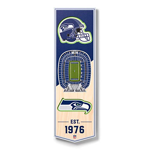 Image of YouTheFan NFL 3D Stadium Banner - 6x19