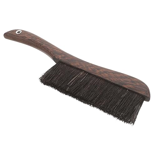 Unomor Cleaning Brush Bed Cleaning Broom Horsehair Musical Instrument Duster Keyboard Duster Brush 32cm Length Efficient Cleaning Comfortable Handle