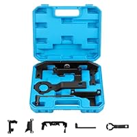 YEZMEK Motor Steuerzeiten Werkzeug Satz kompatibel mit Citroën, Peugeot, Vauxhall 1.2 VTi/PureTech – Arretierwerkzeug für Nockenwelle, Kurbelwelle, Ausgleichswelle und Schwungrad