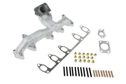 Collettore Di Scarico Più Set Di Guarnizioni In Ferro Duttile Compatibile con 2.5TDI 2006-2013 076253031A 076253031