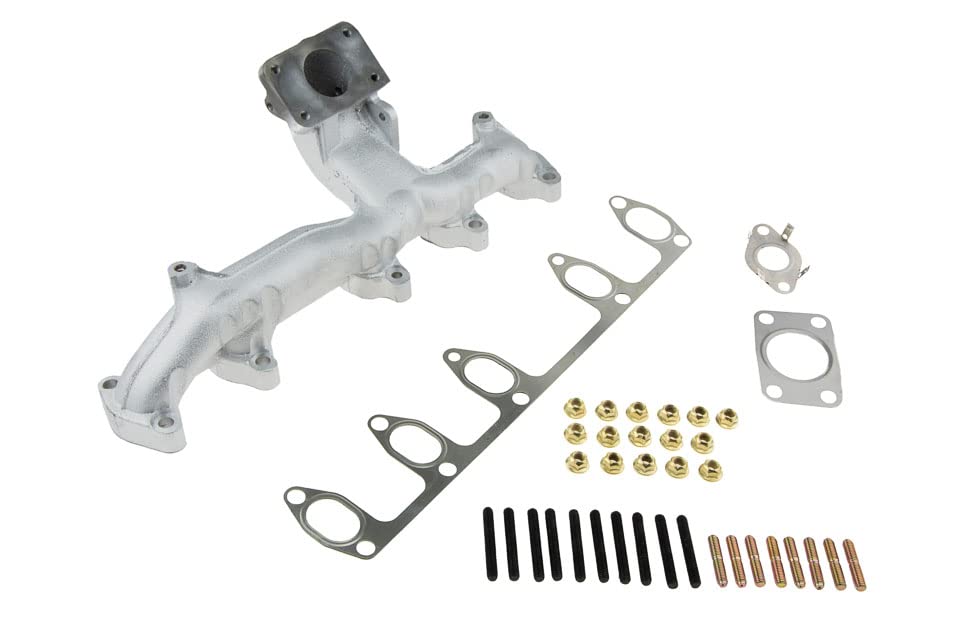 Collettore Di Scarico Più Set Di Guarnizioni In Ferro Duttile Compatibile con 2.5TDI 2006-2013 076253031A 076253031