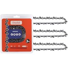 Dunhil 531300437 H-30 16 inch Chainsaw Chains .050 Gauge .325 Pitch 66 Drive Links fits for Husq 51 340 346 345 350 351 435 440 rancher 450 450ePack of 3