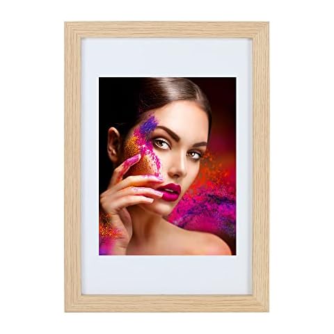 IDEAL TREND Holz Bilderrahmen Lifestyle Plexi Foto Rahmen Collage Wanddeko Poster HR-25 Cover