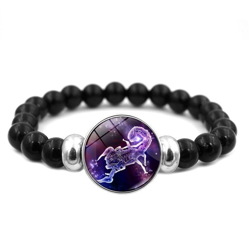 UBBVPKY Pulsera De Los Signos Del Zodíaco Para Mujer, Pulsera Elástica De...