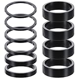 10 Stück Ahead Spacer 1 1/8 Zoll Fahrrad Ahead Vorbau Spacer Aluminium Fahrrad Lenker Spacers Fahrrad-Abstandshalter Fahrradlenker Abstandshalter Bike Headset Spacers für MTB Rennrad-2mm/3mm/5mm/10mm