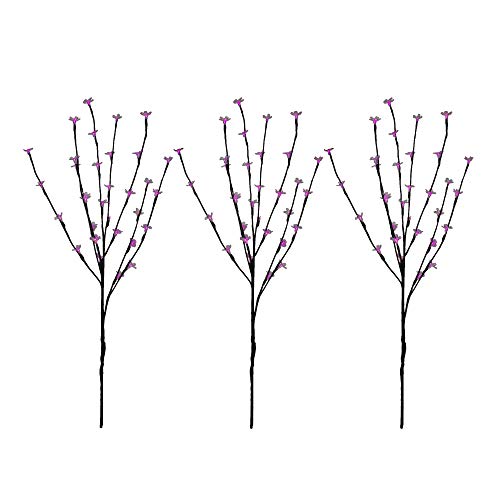 Northlight Lighted LED Cherry Blossom Artificial Branch Sprays - 30