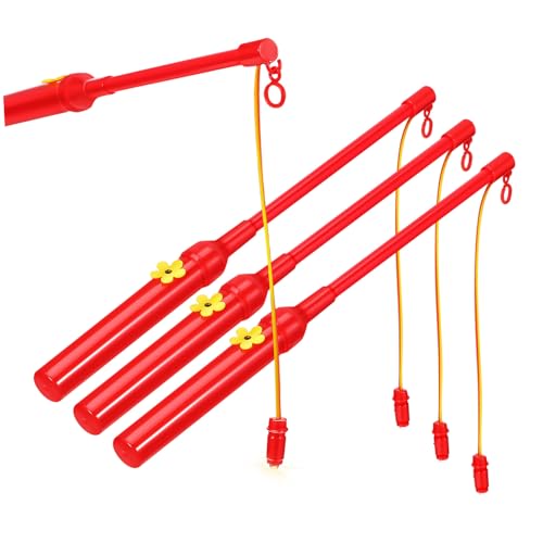 Operitacx 4 pièces Bâton Lanterne Lumineux Plastique Robuste avec Douille Lampe pour Bricolage Lanternes Éclairage Portable pour Garçons et Filles Décoration Traditionnelle pour Festivals