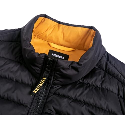 Krumba Men Lightweight Vest for Casual: Puffer Sleeveless Zip Up Winter Jackets4