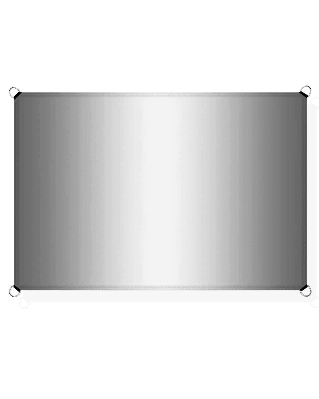 Grey Sun Sail Shades Rectangle Canopy,Sunlight Block Heavy Duty Curved Backyard Shade Cover,Waterproof Sun Shades for Patios Garden Outdoor,12'x16' Modern Minimalist Geometric Gradual Solid White