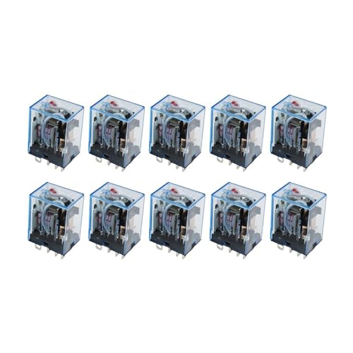 Relais électromagnétique LY2NJ 48V DC 10A bipolaire à 8 broches pour circuits industriels