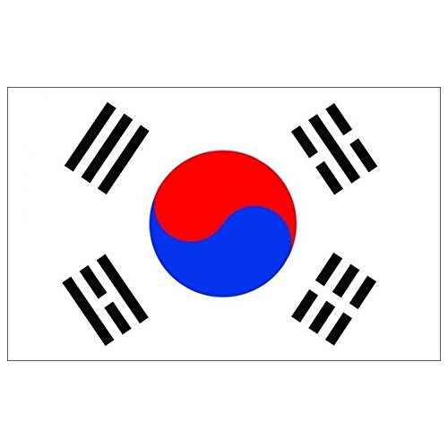 Naicasy 90u00a0* 150u00a0C Drapeau Coree du Sud 1u00a0Lot