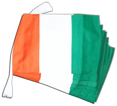 Guirlande Côte d'Ivoire Digni drapeau géant grand format 8,9 m