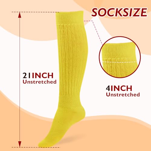 Buauty Slouch Socks for Women, Soft Extra Long Chunky Scrunch Knee High Sock Winter Knit Slouchy Socks leg warmmers2