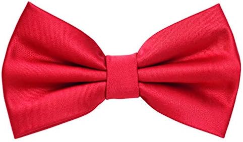 MASADA bow tie - men's accessory in silk-look, continuously adjustable, handmade with hook closure - 12 x 6 cm