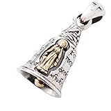 [good vibrations] 無料チェーン付き シルバー 925 ネックレス ペンダント トップ ヘッド 聖母 マリア ベル 鐘 鈴 お守り シンプル アクセサリー インディアン ジュエリー メンズ レディース 本物 正規品 スターリング シルバー ブランド グッド バイブレーションズ