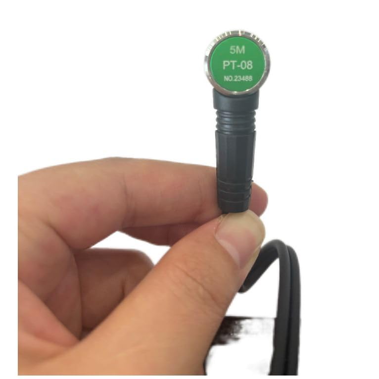 Transductor de Medidor Ultrasónico de Espesores PT-08, Frecuencia 5 MHz, Diámetro del Cristal 8 mm, Rango de Medición 1–100,0 mm, para UM-1, UM-2, UM-4, UM-5, etc. miniatura 5
