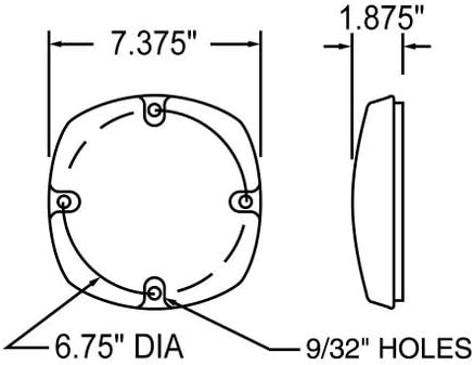 Heavy Duty SIGNAL-STAT, ARROW LENS, INCANDESCENT, YELLOW SQUARE, 2 BULB, REAR TURN SIGNAL, 4 SCREW, HARDWIRED, STRIPPED END, 12V