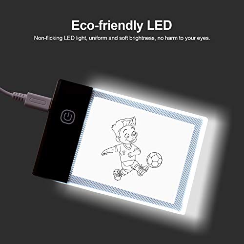 Fesjoy Flip Book Kit mit Lichtpad LED Light Box Tablet 300 Blatt Zeichenpapier Flipbook mit Bindeschrauben zum Zeichnen von Tracing Animation Sketching Cartoon CreationDaumenkino-Kit,Daumenkino-Kit,Da