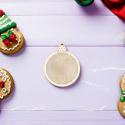 Decoraciones navideñas de madera para bordar sin complicaciones 6