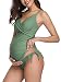 Traje de baño Mujer Maternidad Premamá Deportes Tankini de Dos Piezas Verde...
