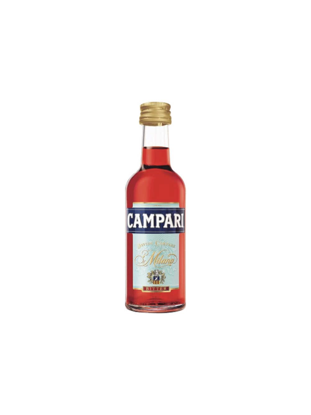 Campari 5cl Miniature, 25 Percent ABV Bitter Aperitif - The heart of the Negroni