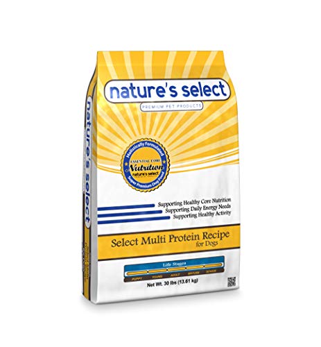 Nature's Select Multi Protein Recipe - Chicken, Beef & Pork, All Stages Dry Dog Food (30 LBs)
