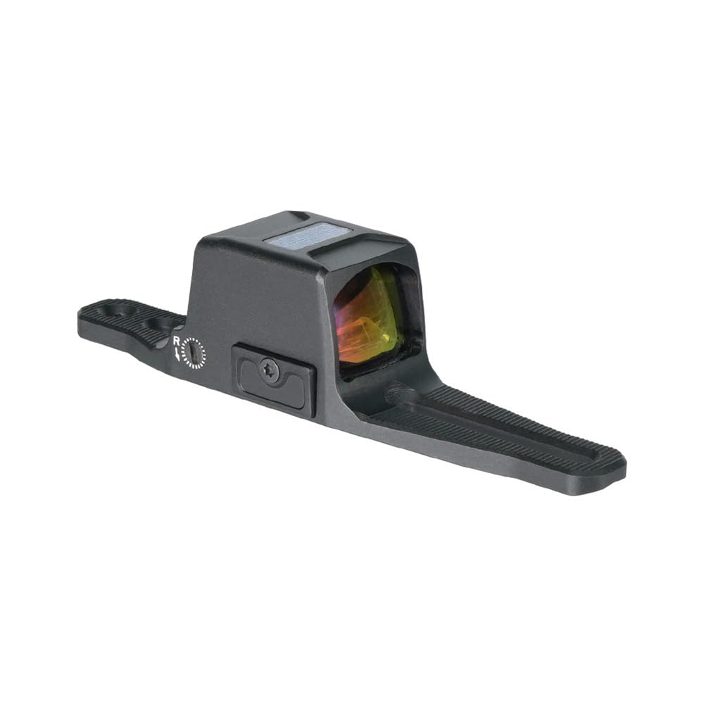 Solar &amp; Battery Powered Enclosed Red Dot Reflex Sight，Mini Multi Reticle Optics Scope，3 MOA Dot/32 MOA Circle/3MOA Dot+32 MOA Circle，11 Brightness Levels(3 Night Vision Compatible)，for Shotgun，Black