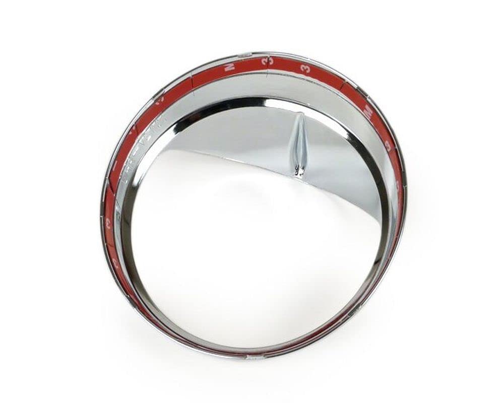 MOTO NOSTRA Scheinwerferzierring mit Schirm chrom für Vespa LX50-150, GTV, GT60 125-300