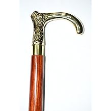 ANTIQUE 36 "نحاسي منقوش مشي خشبي عصا / قصب قصب فيكتوري عتيق