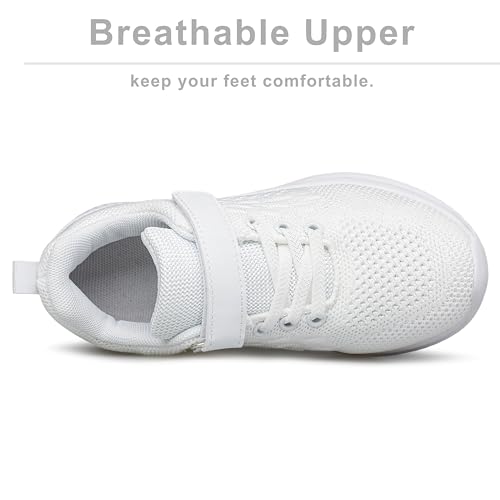 Image of BNV Boys Girls Sneakers Kids Shoes Unisex Lightweight Breathable Athletic Running Tennis Fitness Shoes for Toddler /Little Kid /Big Kid