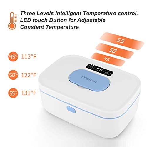 Wipe Warmer,Baby Wipe Warmer - Wet Wipe Warmer Baby Is Super Fast Top Heating System With Constant Temperature, Led Display Shows Precise Temperature（White Blue） #TOP3