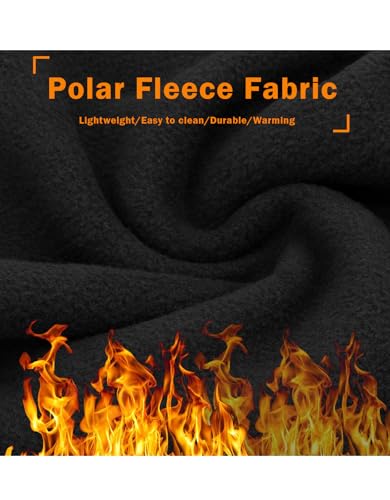 Winter Neck Warmer, Polar Fleece Neck Gaiter Warm Face Cover, Cold Weather Ski Face Mask Windproof for Men and Women4
