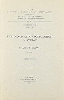 Paperback The Didascalia Apostolorum in Syriac, II. Syr. 179 Book