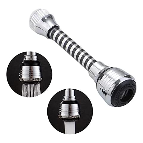 Kitchen Faucet Extenders, Universal Kitchen Tap Extensions Flexible Faucet Spray Heads Adjustable Cover