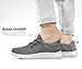 FENLERN Men's Running Shoes Lightweight Breathable Lace Up Mesh Walking Shoes Workout Casual Sports Fashion Sneakers 880(12, Grey)