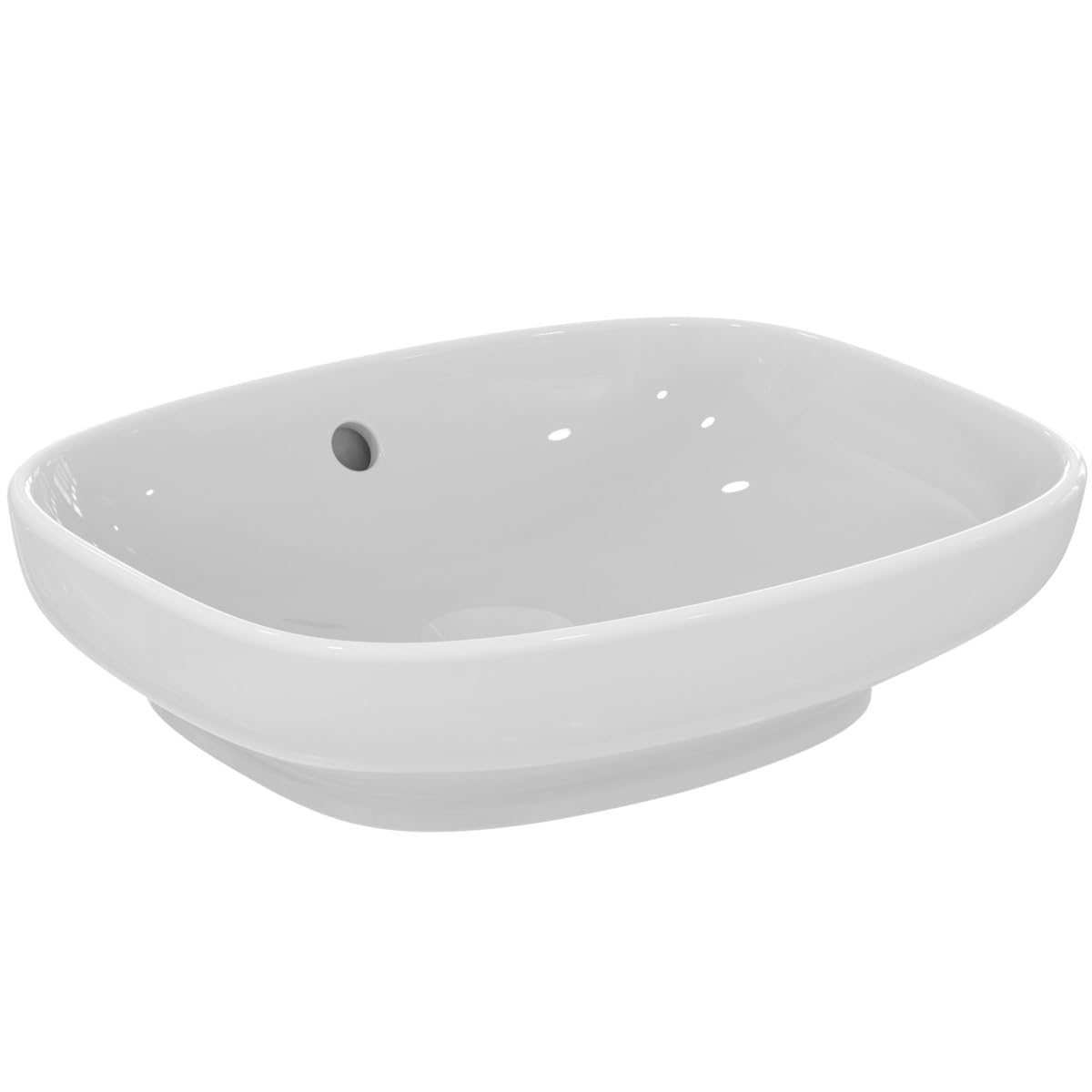 Ideal Standard - i.life B umywalka prostokątna 45 cm z otworem przelewowym i bez otworu na armaturę, biała
