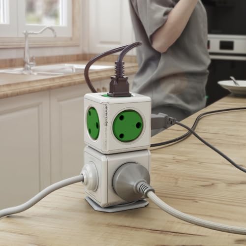 Image of Allocacoc PowerCube, Multiplug Power Socket,Multiport Childproof Socket, 2500 Volts (Original 5 Port)