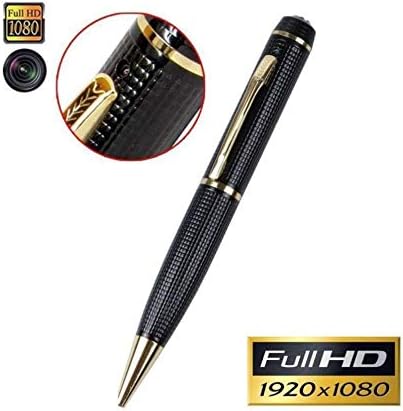 MACHSMART Universal Prime iSmart Golden HD Pen Camcorder with 16 GB Micro SD Card Inserted