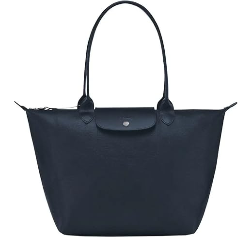 Longchamp Le Pliage City Large Shoulder Shopper Bag, Navy