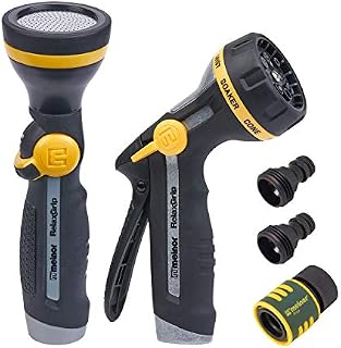 Melnor 65097-AMZ RelaxGrip Nozzles with QuickConnect End Connector and 2 Product Adapters, Gardening