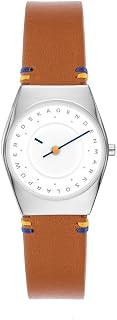 Relógio feminino Grenen Lille Solar Halo Quartzo, Marrom