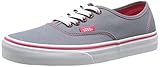 Vans U Authentic, Baskets Mode Mixte Adulte, Gris (Monument/Azalea), 37 EU (5.5 US)
