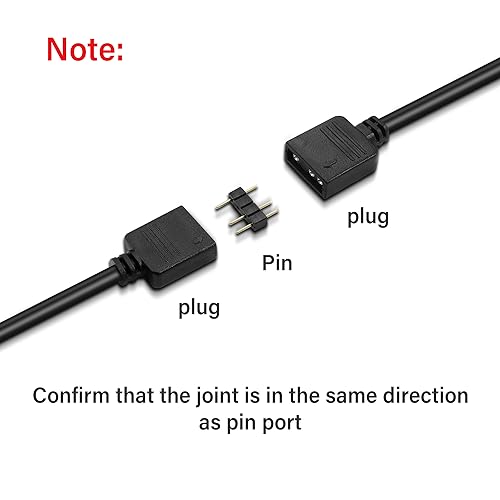GINTOOYUN 2-Pack ARGB Splitter Cable - Image 2