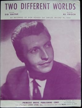 Sheet music Two Different Worlds Book