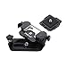 Capture Camera Clip Aluminum Alloy Quick Release Clip with Plate with 1/4 Tripod Screws for DSLR