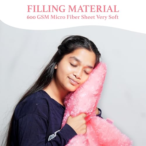 Image of NEXTGO Floor Seat Cushions Yoga Meditation Mat Pooja aasan Soft Extra Comfortable Feather Touch Last Long Upto Washable Material Size 24 x 30 Inch 2 x 2.5 Fit (Pink)