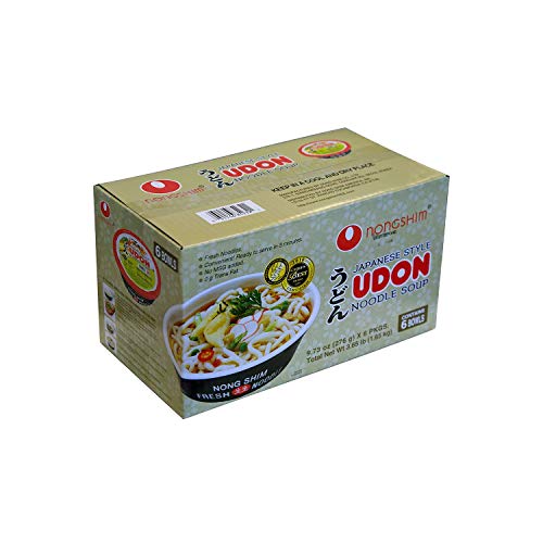 Nongshim Udon Premium Noodle Soup Original: 6 Bowls of 9.73 Oz by Nongshim