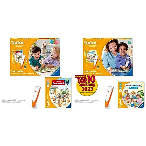 Ravensburger tiptoi Starter-Set 00114: Stift und Bauernhof-Buch & tiptoi...